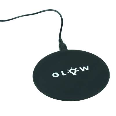 Innovative Products 2020 QI Fast Aircharge Pad With LED Light Logo Mobile Phone Wireless Charger