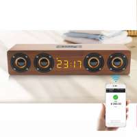 Factory Supplier Price Bluetooth Speaker High Quality Wireless Speaker Bamboo Wooden FM Radio Speaker