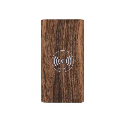 Trends 2020 Zogi Power Banks Wireless 4000 10000 mah Softtouch Wooden QI Wireless Charger