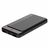 Portable Dual Usb With Led Charger Metal Intelligent Lcd Power Bank High Capacity Digital Display