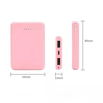 Trending New Products 2020 Power Bank 5000 mah Dual USB Cheapest Battery Charger with Custom Logo