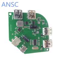 5 in 1 TX module QC3.0 wireless charging fast module  QI standard Multiple  charging port wireless transmitter module